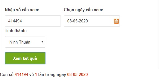 Dò vé số Ninh Thuận online trực tuyến