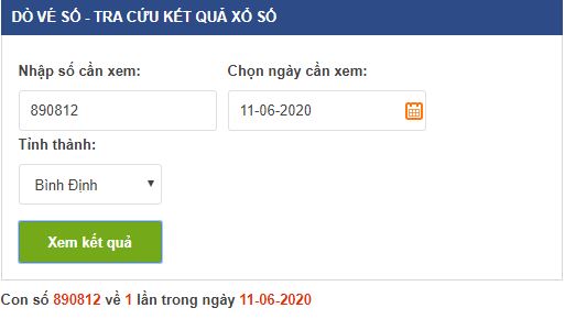 Cách dò vé số Bình Định online nhanh nhất